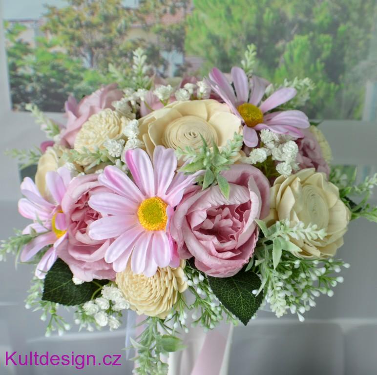 Svatební kytice Sofie a korsáž