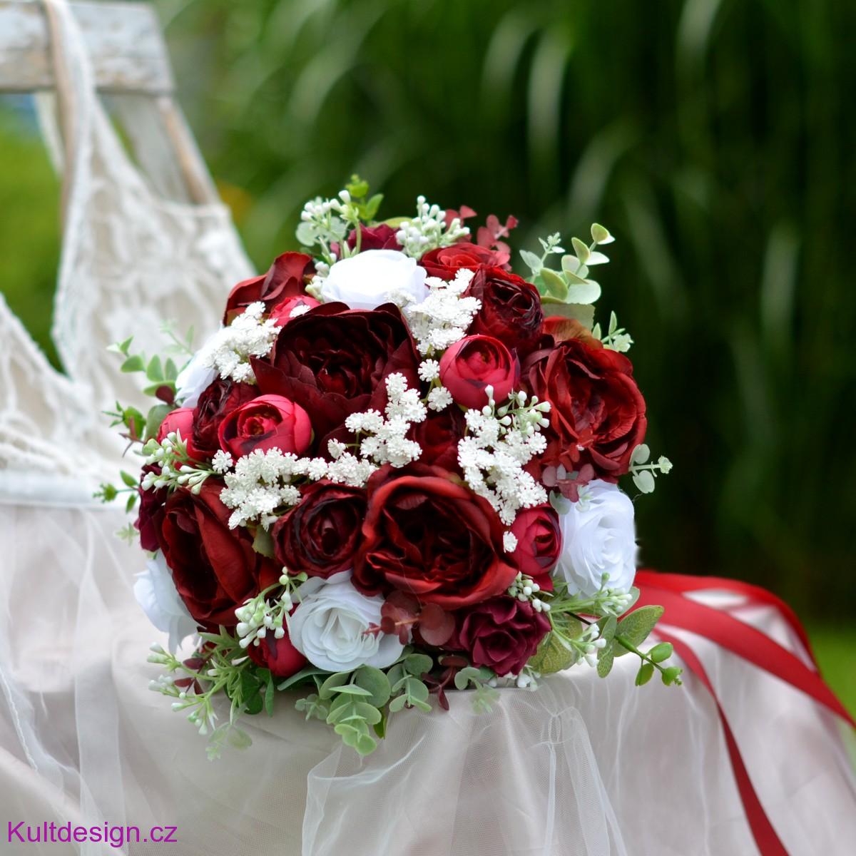 Svatební kytice Bertina  a korsáž