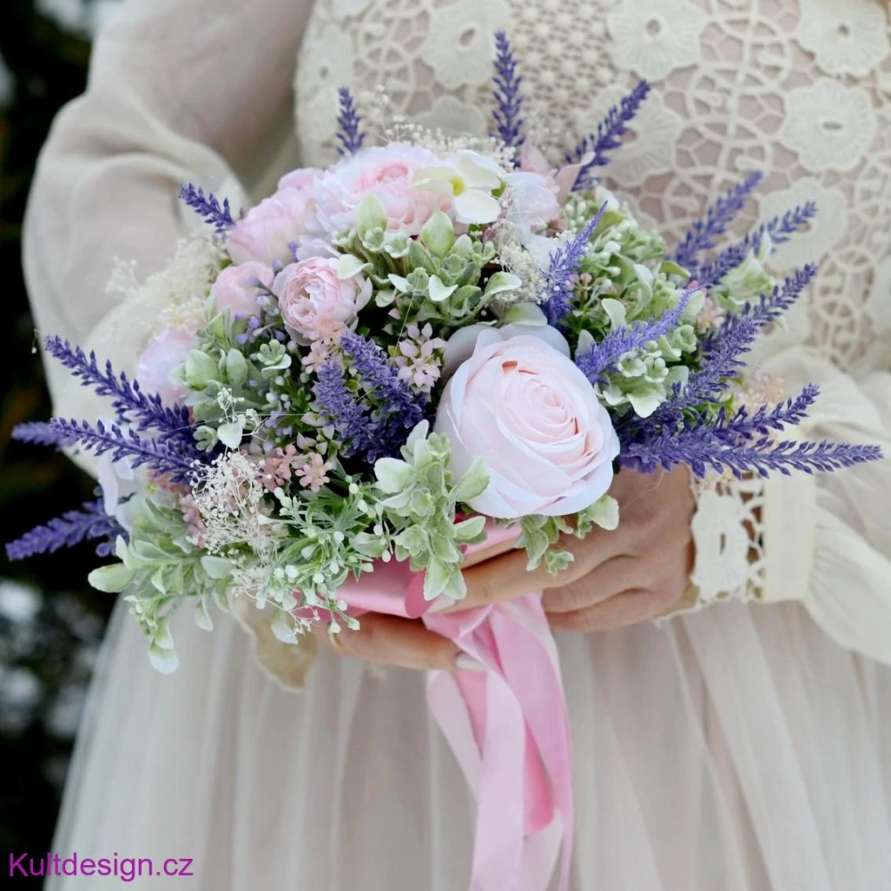 Svatební kytice Kika a korsáž