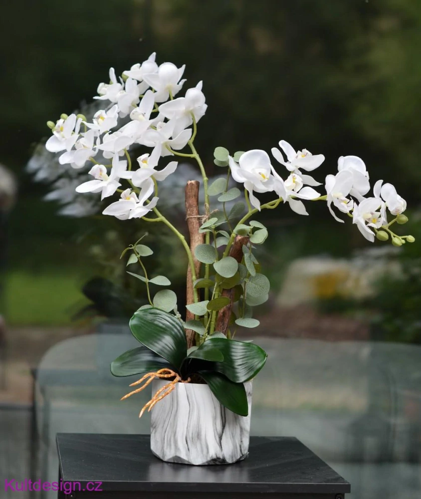Orchidea bílá květinová dekorace