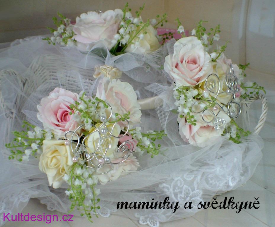 Svatební set Růže po dešti 10 kusů