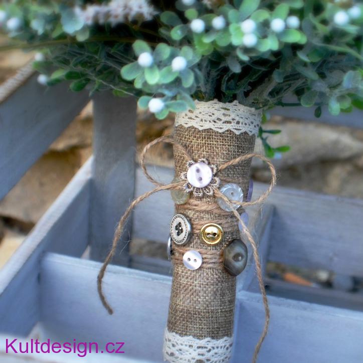 Svatební kytice Boho style a korsáž