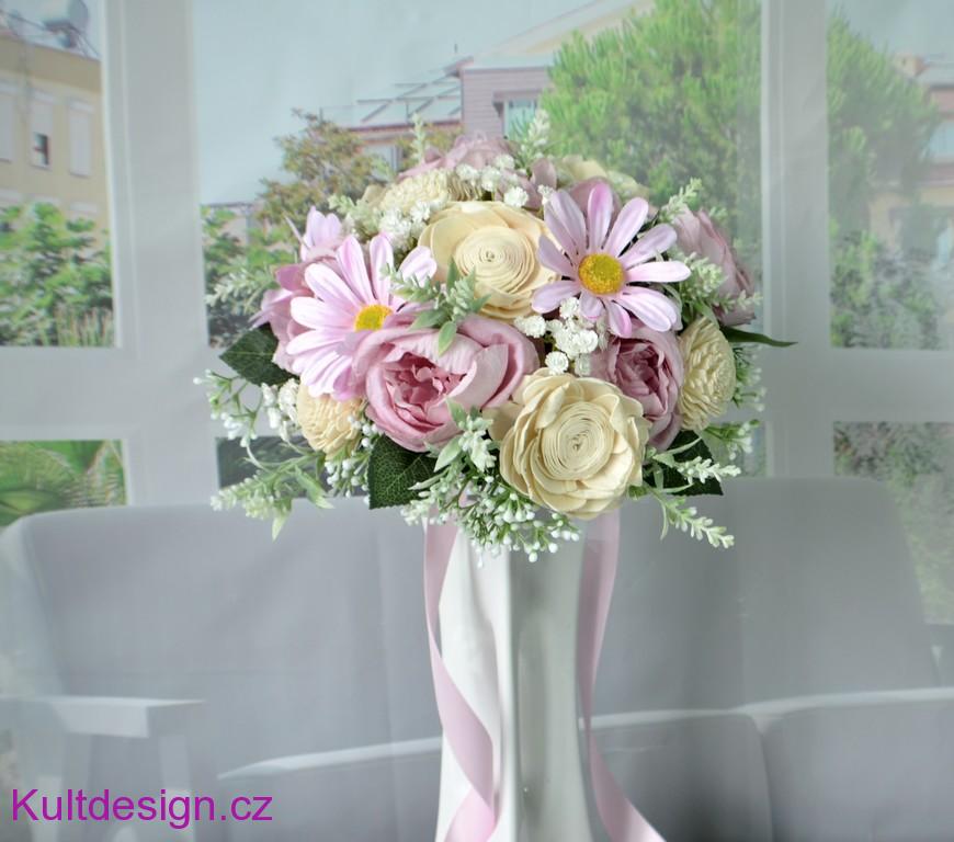 Svatební kytice Sofie a korsáž