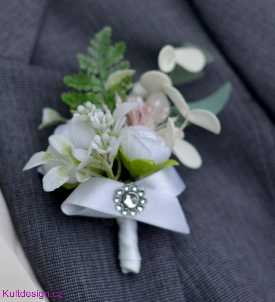 Svatební kytice Zazi a korsáž