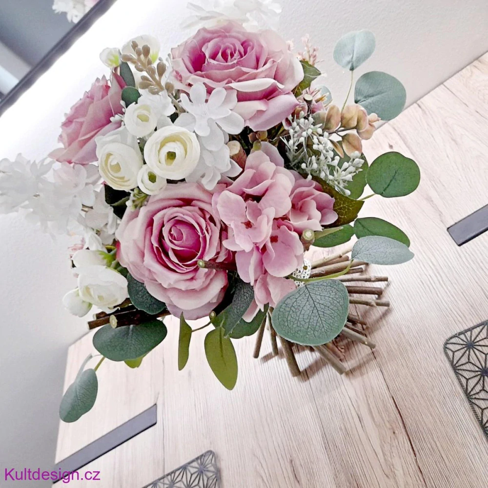 Dekorační kytice umělé květiny