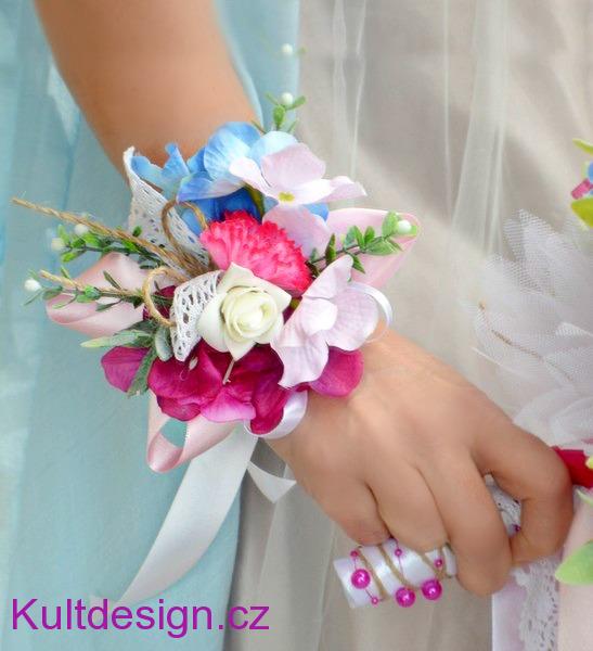 Svatební set  Fuchsia blue 8 kusů