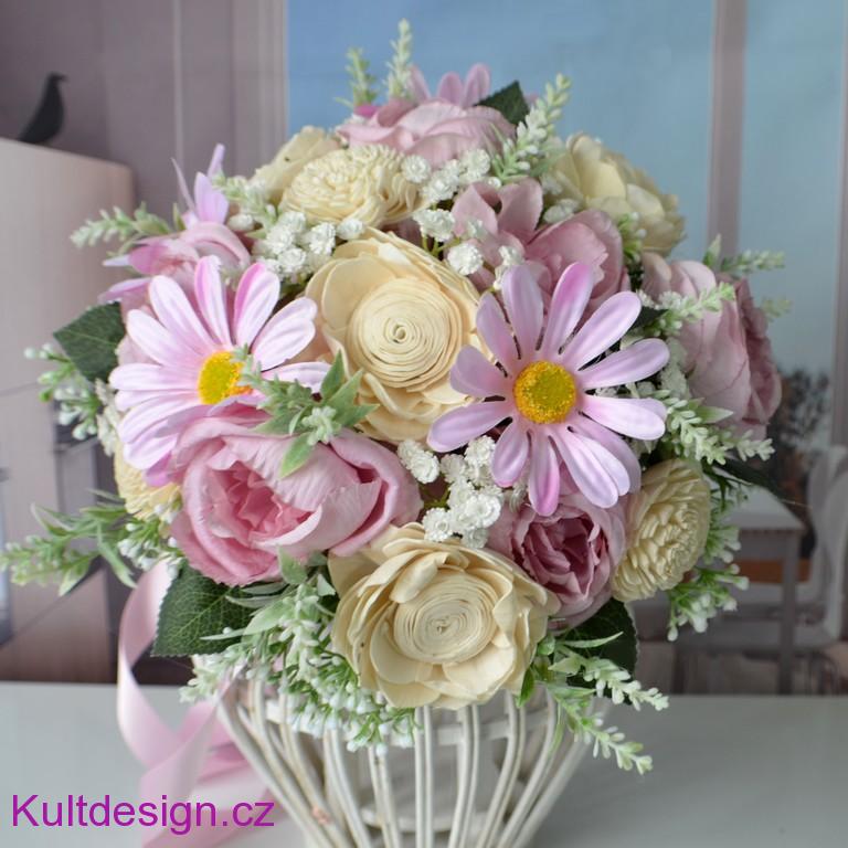 Svatební kytice Sofie a korsáž