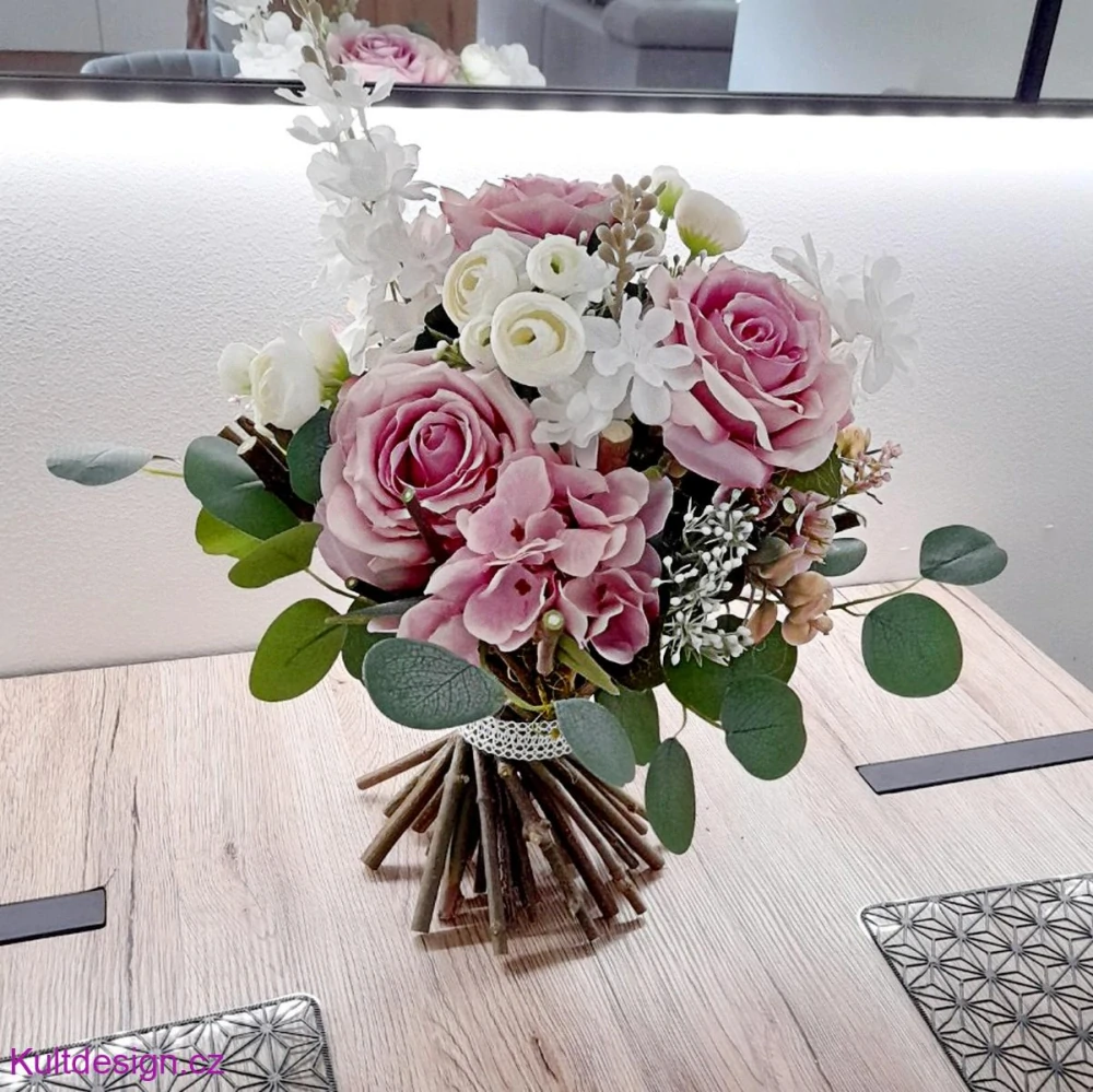 Dekorační kytice umělé květiny