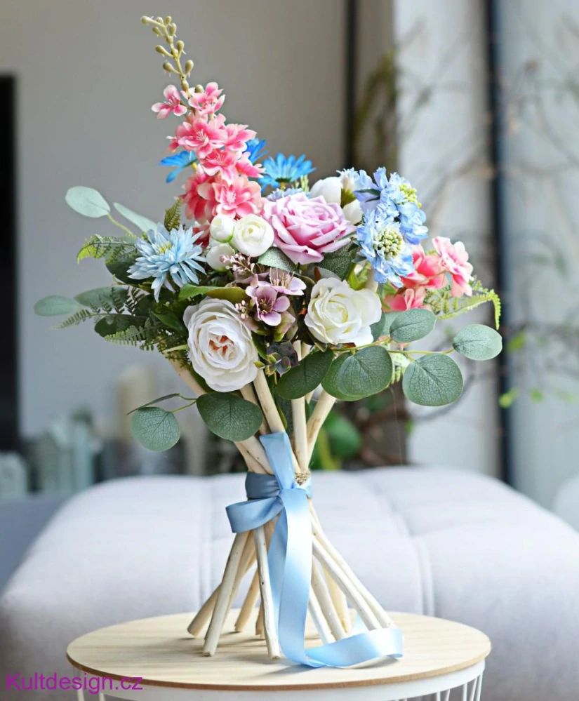 Dekorační kytice umělé květiny