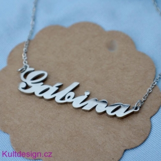 Náhrdelník se jménem Gábina