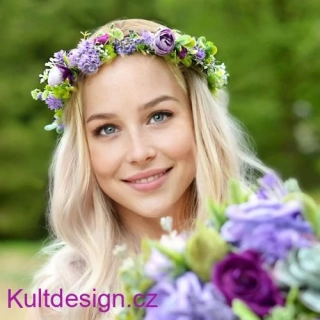 Květinový věneček do vlasů 