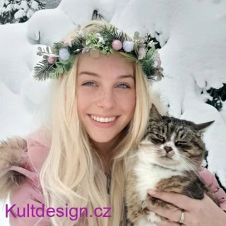 Vánoční věneček do růžova
