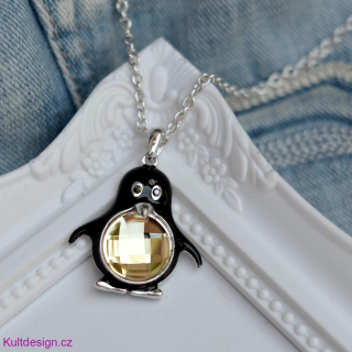 Náhrdelník s přívěskem tučňák